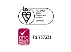 BRC FS 737331, BSI ISO 9001